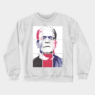 Frankenstein's Monster, A ball point pen portrait. Crewneck Sweatshirt